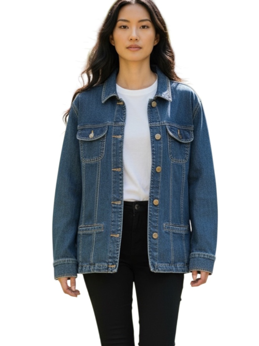 croft & barrow Blue Denim Jean Jacket